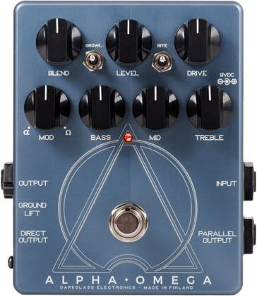 Darkglass Alpha Omega Dual Distortion Bass Pedal Darkglass Alpha Omega Dual Distortion Bass Pedal