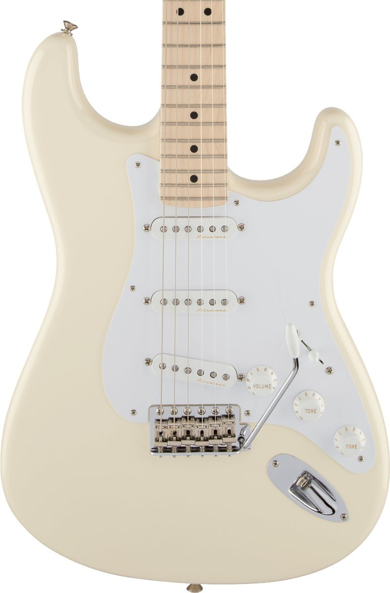 Fender Eric Clapton Signature Strat Electric Guitar in Olympic White Fender Eric Clapton Signature Strat Electric Guitar in Olympic White