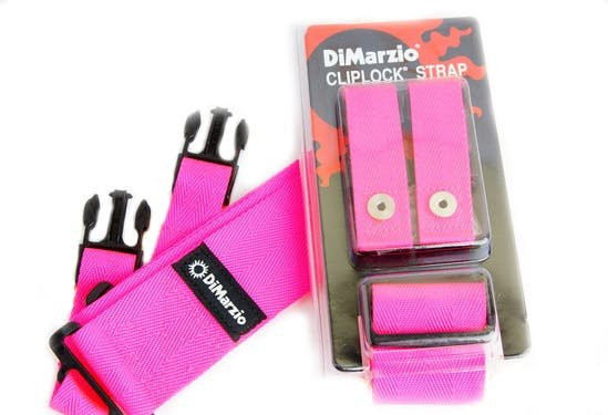 Dimarzio ClipLock 2" Nylon Strap in Pink Dimarzio ClipLock 2" Nylon Strap in Pink