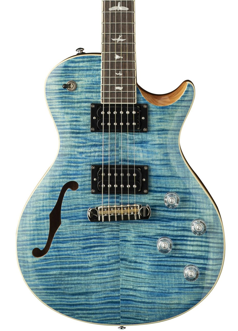 PRS SE Zach Myers Signature Semi-Hollow Electric Guitar in Myers Blue PRS SE Zach Myers Signature Semi-Hollow Electric Guitar in Myers Blue