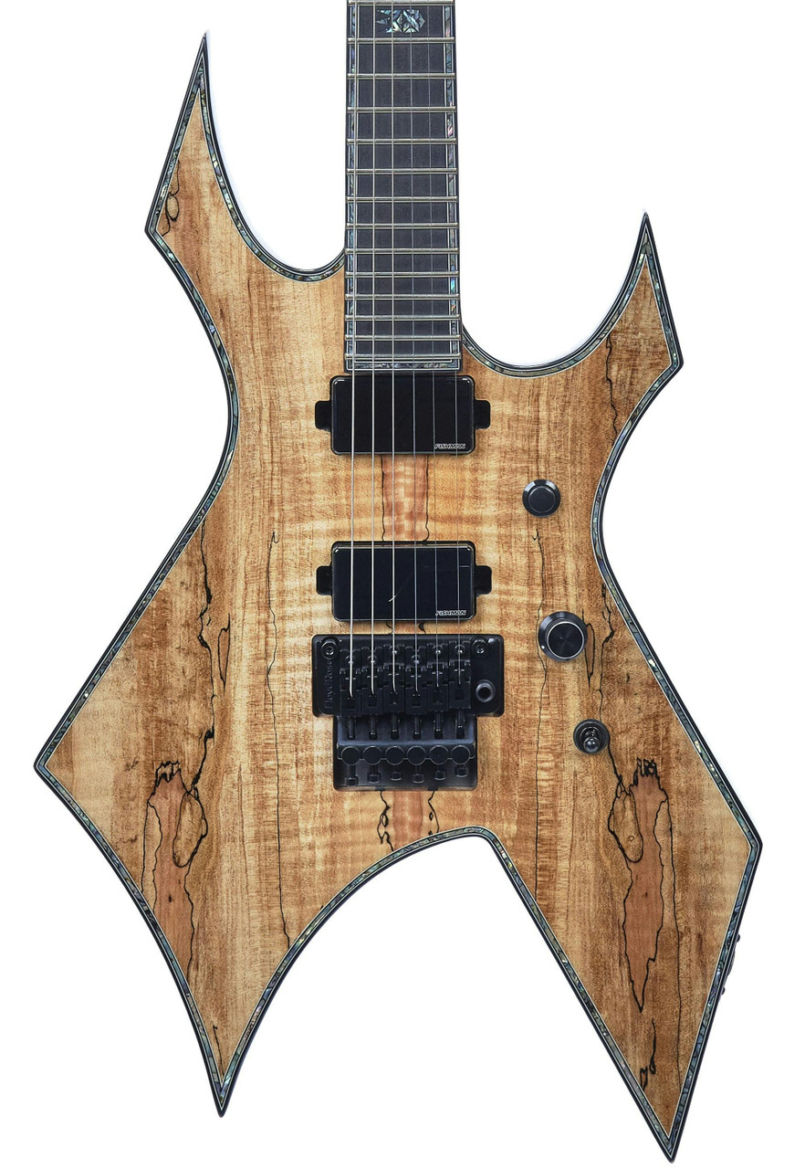 BC Rich Extreme Series Warlock Exotic Electric Guitar with Floyd Rose in Spalted Maple BC Rich Extreme Series Warlock Exotic Electric Guitar with Floyd Rose in Spalted Maple
