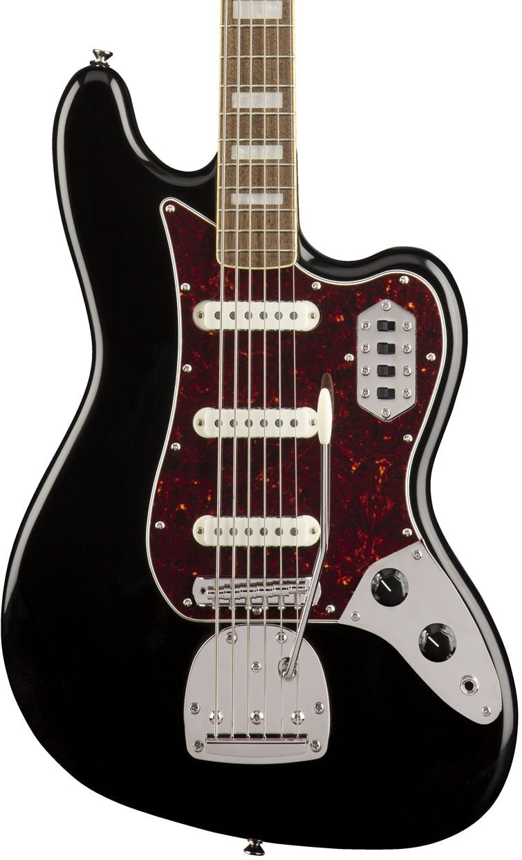 Squier Classic Vibe Bass Guitar VI Laurel Fingerboard Black