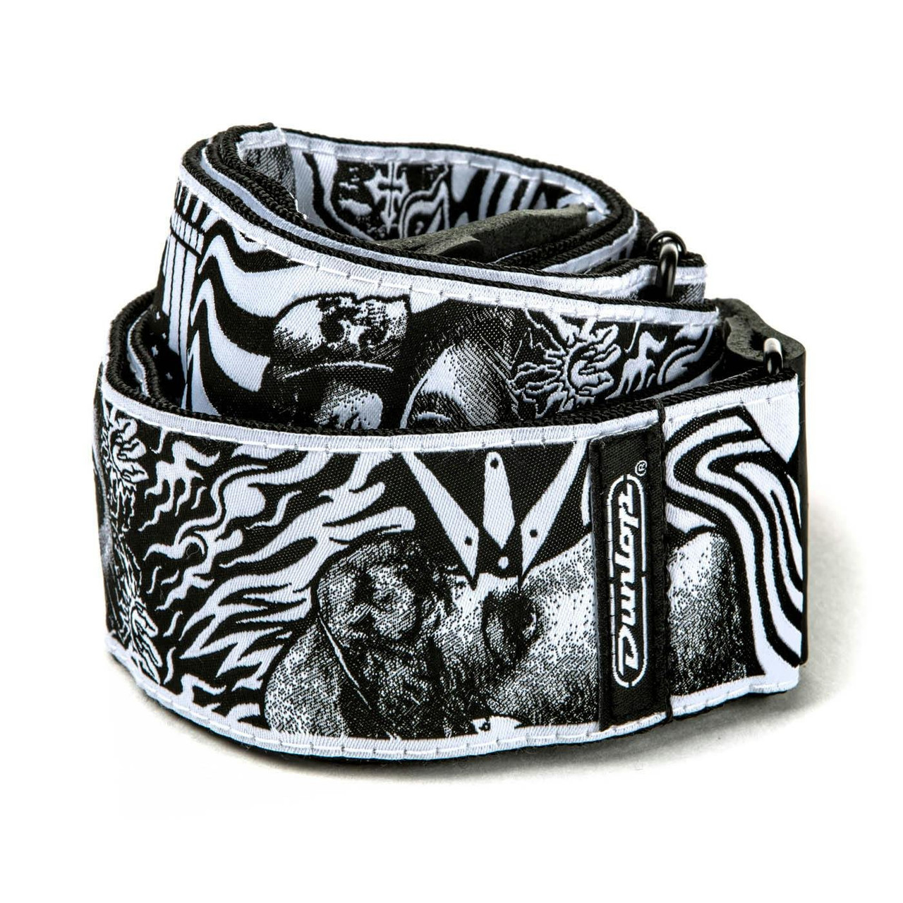 Dunlop I Love Dust Skulls Black/White Guitar Strap