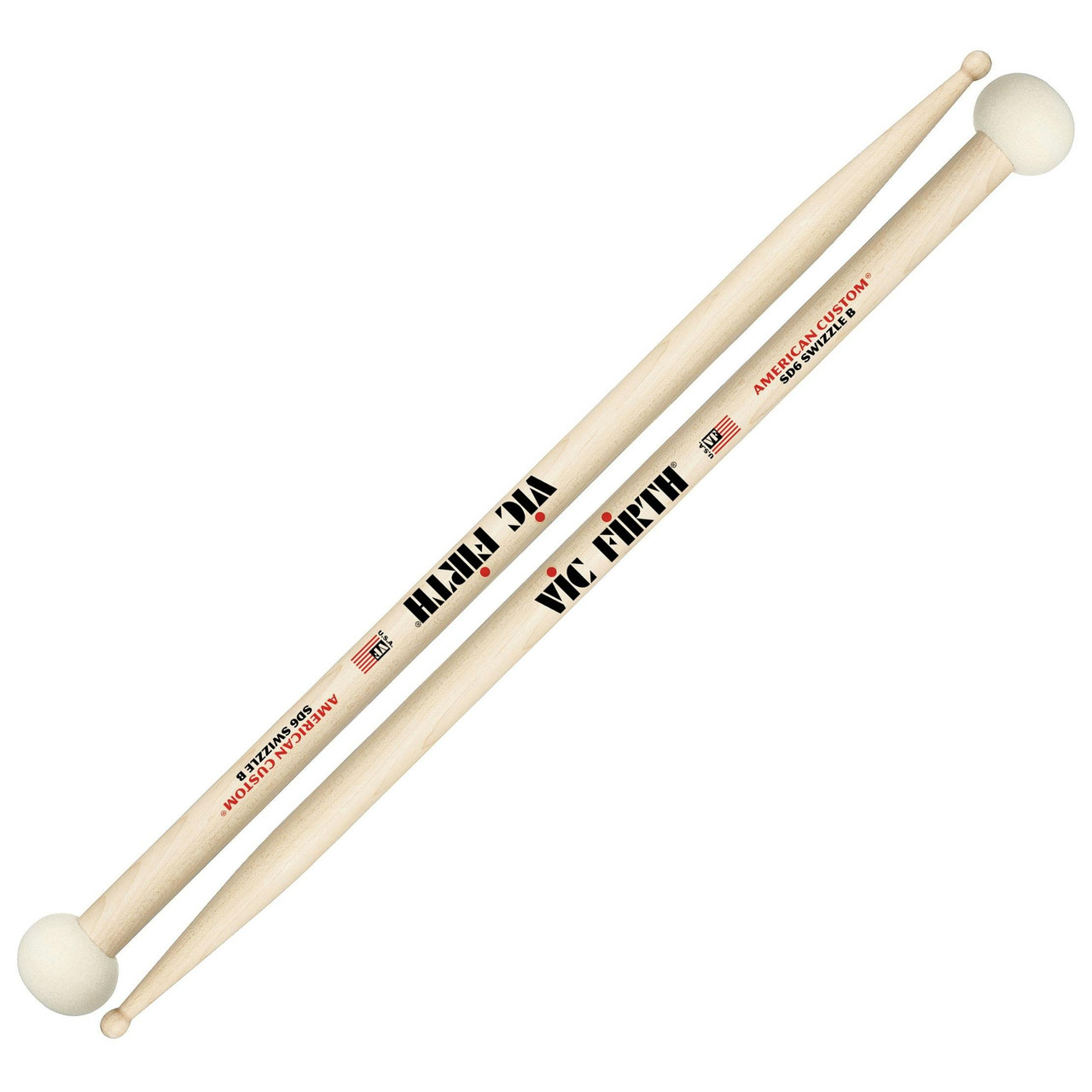 Vic FirthAmerican Custom SD6 Swizzle B Drumsticks Vic FirthAmerican Custom SD6 Swizzle B Drumsticks