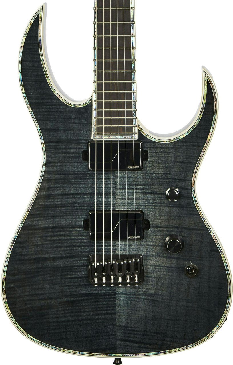 BC Rich Extreme Series Shredzilla Exotic Electric Guitar in Transparent Black Satin BC Rich Extreme Series Shredzilla Exotic Electric Guitar in Transparent Black Satin