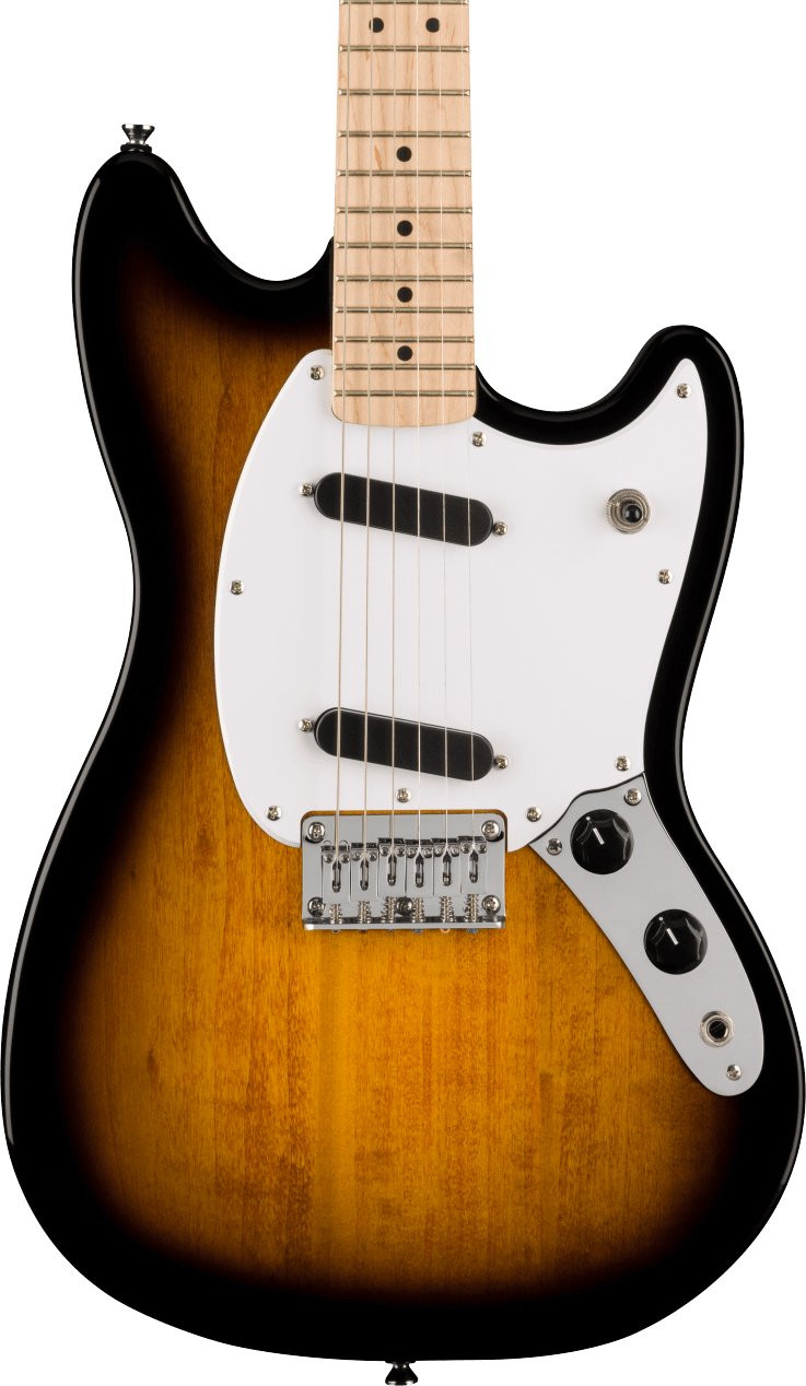 Squier Sonic Mustang Electric Guitar in 2-Colour Sunburst Squier Sonic Mustang Electric Guitar in 2-Colour Sunburst