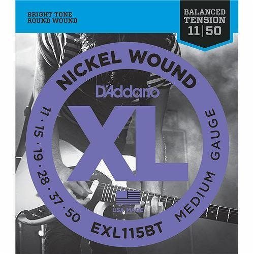 D'Addario EXL115BT 11-50 Balanced Tension Electric Guitar Strings D'Addario EXL115BT 11-50 Balanced Tension Electric Guitar Strings
