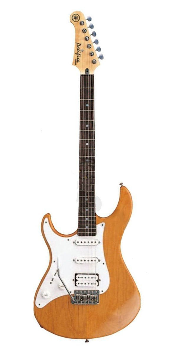 Yamaha Pacifica 112VMX Electric Guitar in Yellow Natural Satin