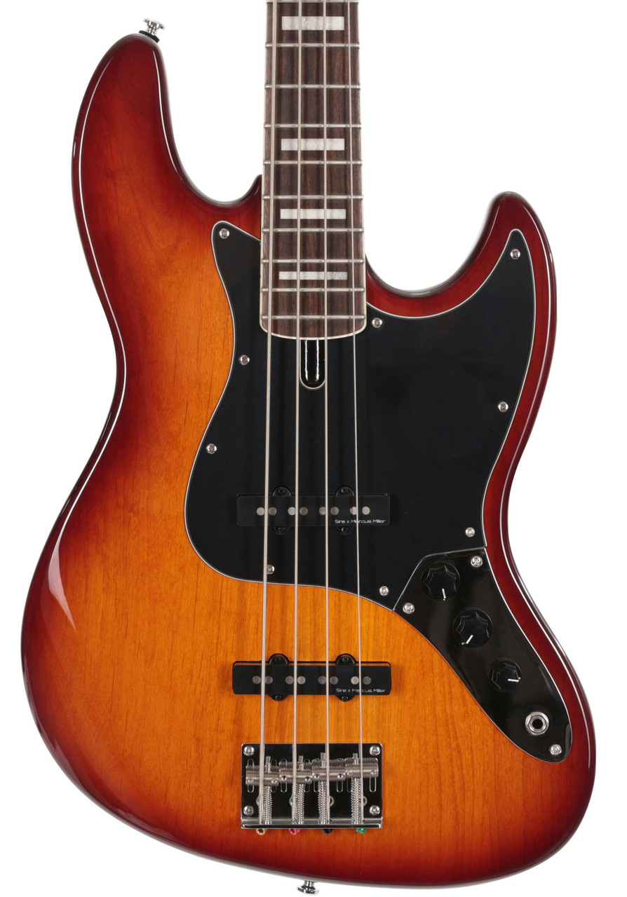Sire Marcus Miller V5R 4-String Bass Guitar in Tobacco Sunburst