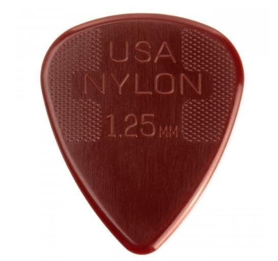 Dunlop Picks Nylon Standard 1.25mm Pack of 12