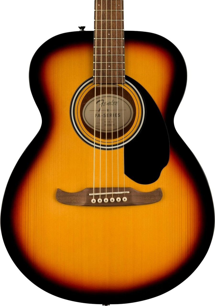 Fender DE FA-135 Concert Acoustic Guitar in Sunburst Fender DE FA-135 Concert Acoustic Guitar in Sunburst