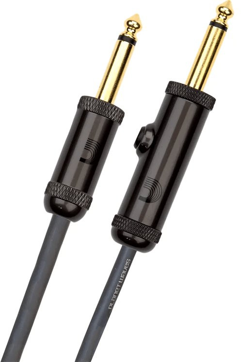 D'Addario Circuit Breaker 6.3mm Instrument Cable Jack to Jack - 15ft