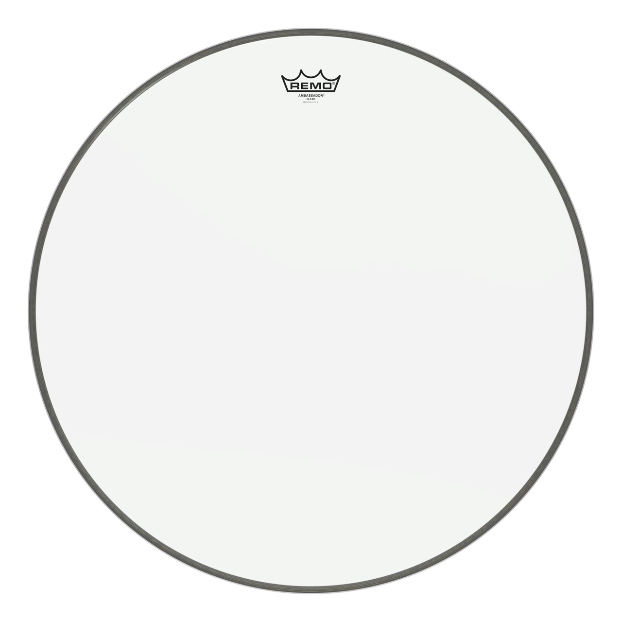Remo 24" Ambassador Clear Bass Drum Head Remo 24" Ambassador Clear Bass Drum Head