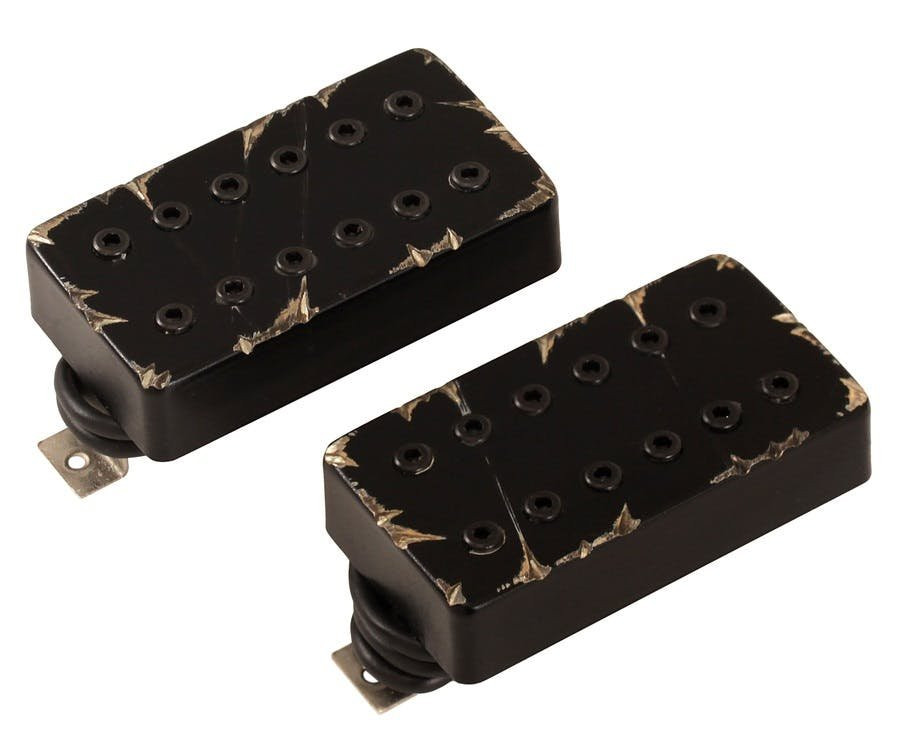 Bare Knuckle 6 String Aftermath Humbucker Black Battle Worn Bare Knuckle 6 String Aftermath Humbucker Black Battle Worn