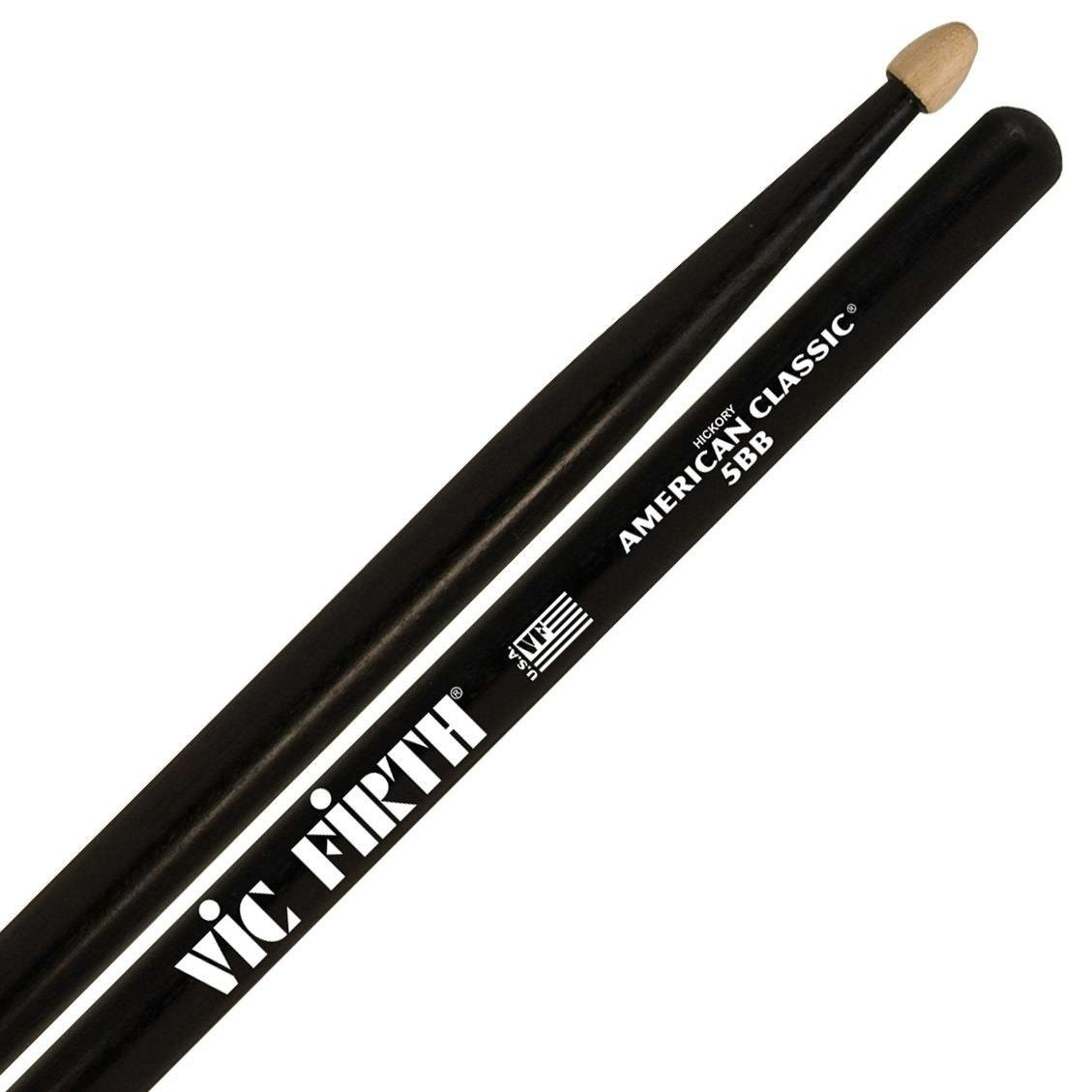 Vic Firth American Classic 5B Drumsticks in Black Vic Firth American Classic 5B Drumsticks in Black