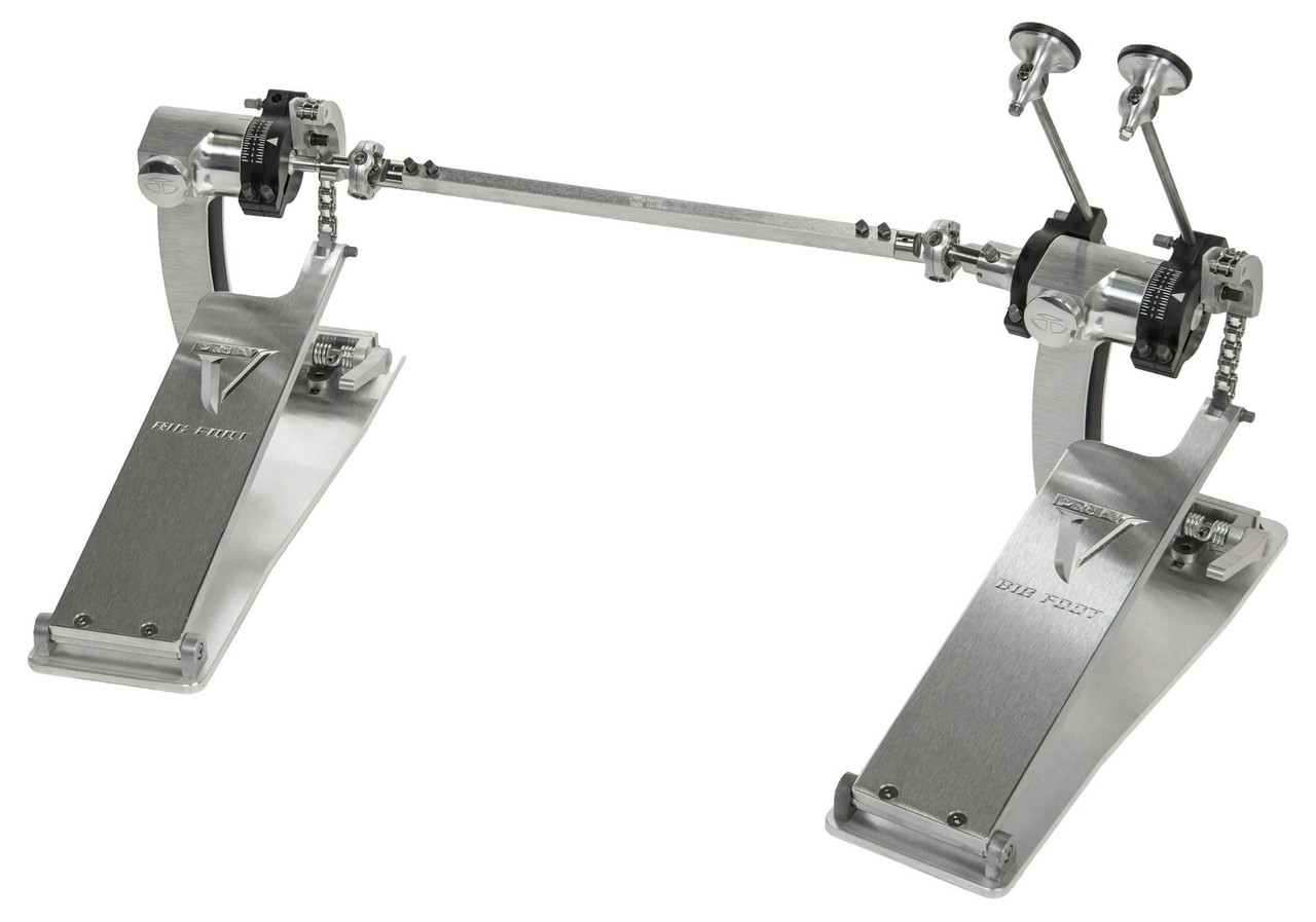 Trick Drums Pro1-V BigFoot Chain Drive Double Bass Drum Pedal Trick Drums Pro1-V BigFoot Chain Drive Double Bass Drum Pedal