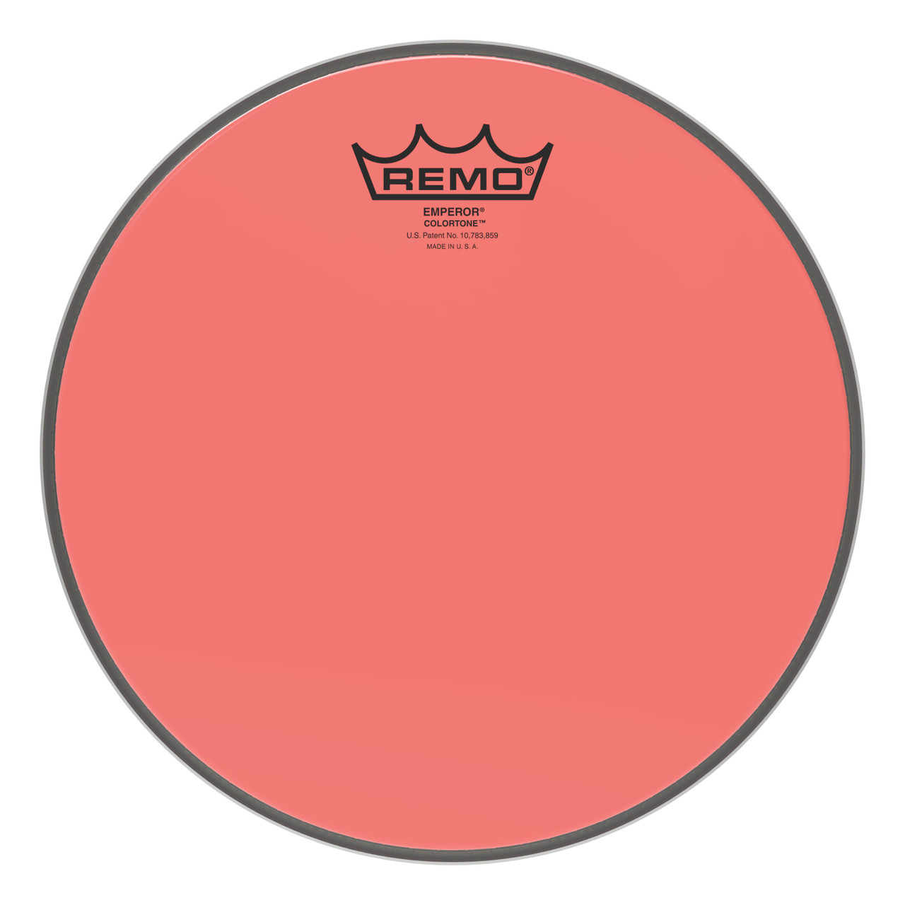 Remo Emperor Colortone Batter Drum Head - Red - 10" Remo Emperor Colortone Batter Drum Head - Red - 10"