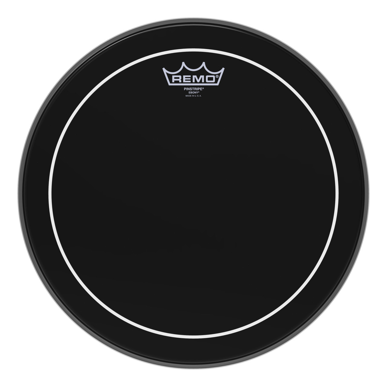 Remo 14" Ebony Pinstripe Tom / Snare / Floor Tom Head Remo 14" Ebony Pinstripe Tom / Snare / Floor Tom Head