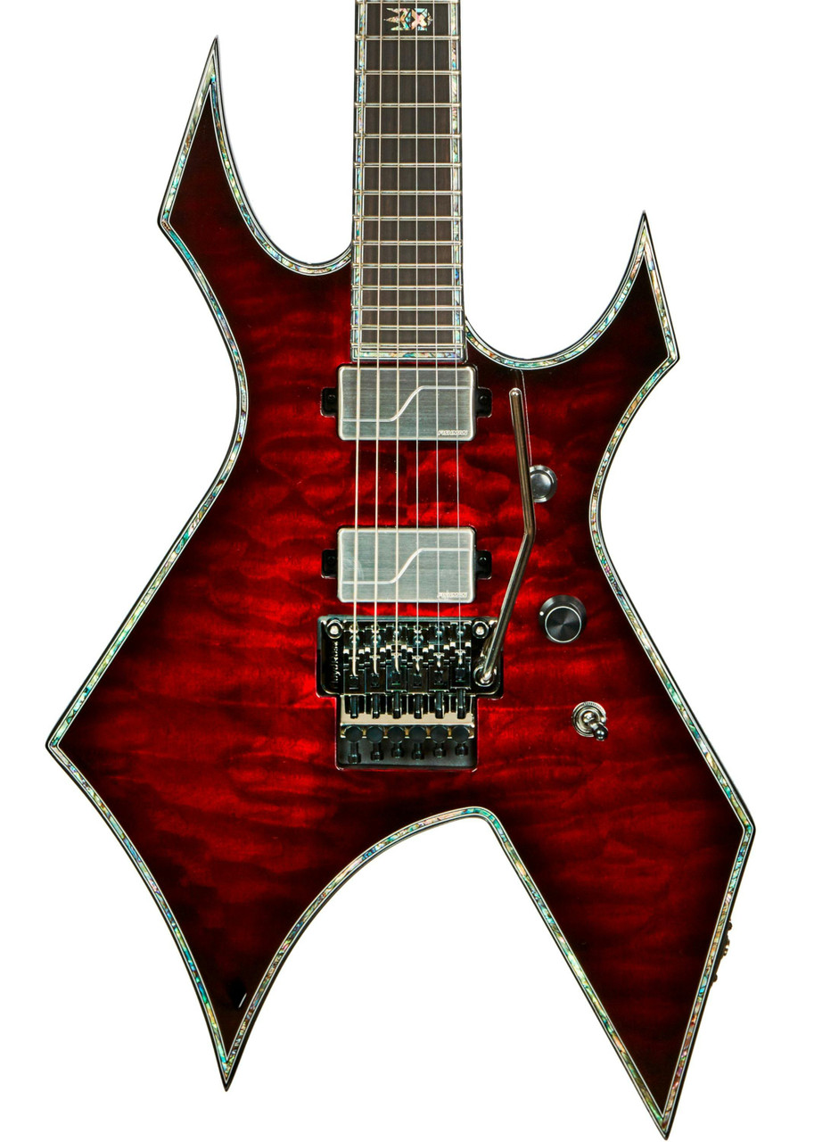 BC Rich Extreme Series Warlock Exotic Electric Guitar with Floyd