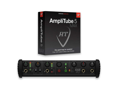 DTM・DAW IK Multimedia AXE I/O + AmpliTube 5 MAX IK Multimedia Bundle: Includes AXE I/O, AmpliTube 5 MAX and TONEX