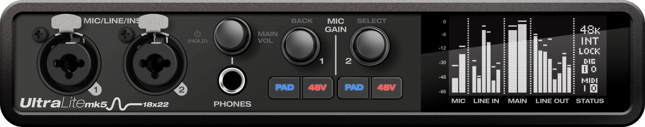 MOTU UltraLite-mk5 18x22 USB Audio Interface MOTU UltraLite-mk5 18x22 USB Audio Interface