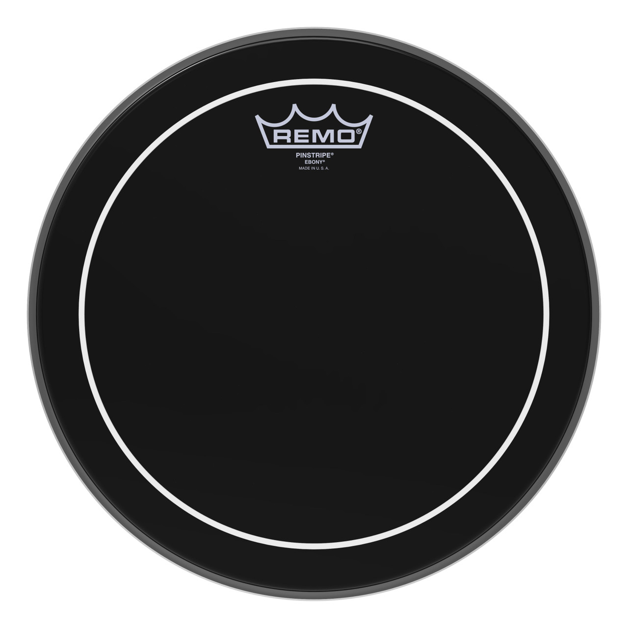 Remo 12" Ebony Pinstripe Tom / Snare Head Remo 12" Ebony Pinstripe Tom / Snare Head