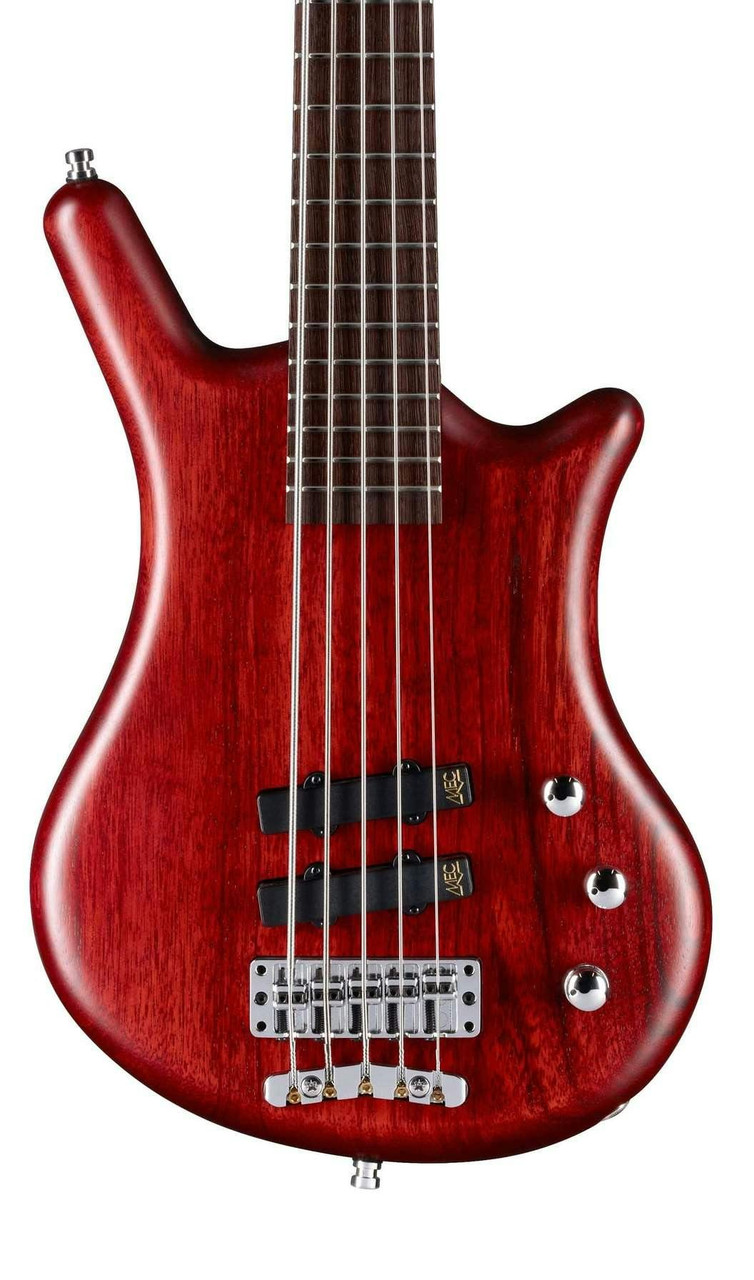 Warwick GPS Thumb BO 5 in Burgundy Red Transparent Satin