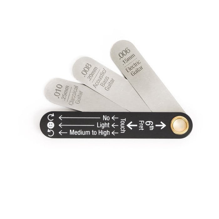 MusicNomad Precision Truss Rod Gauge with Pick Capo