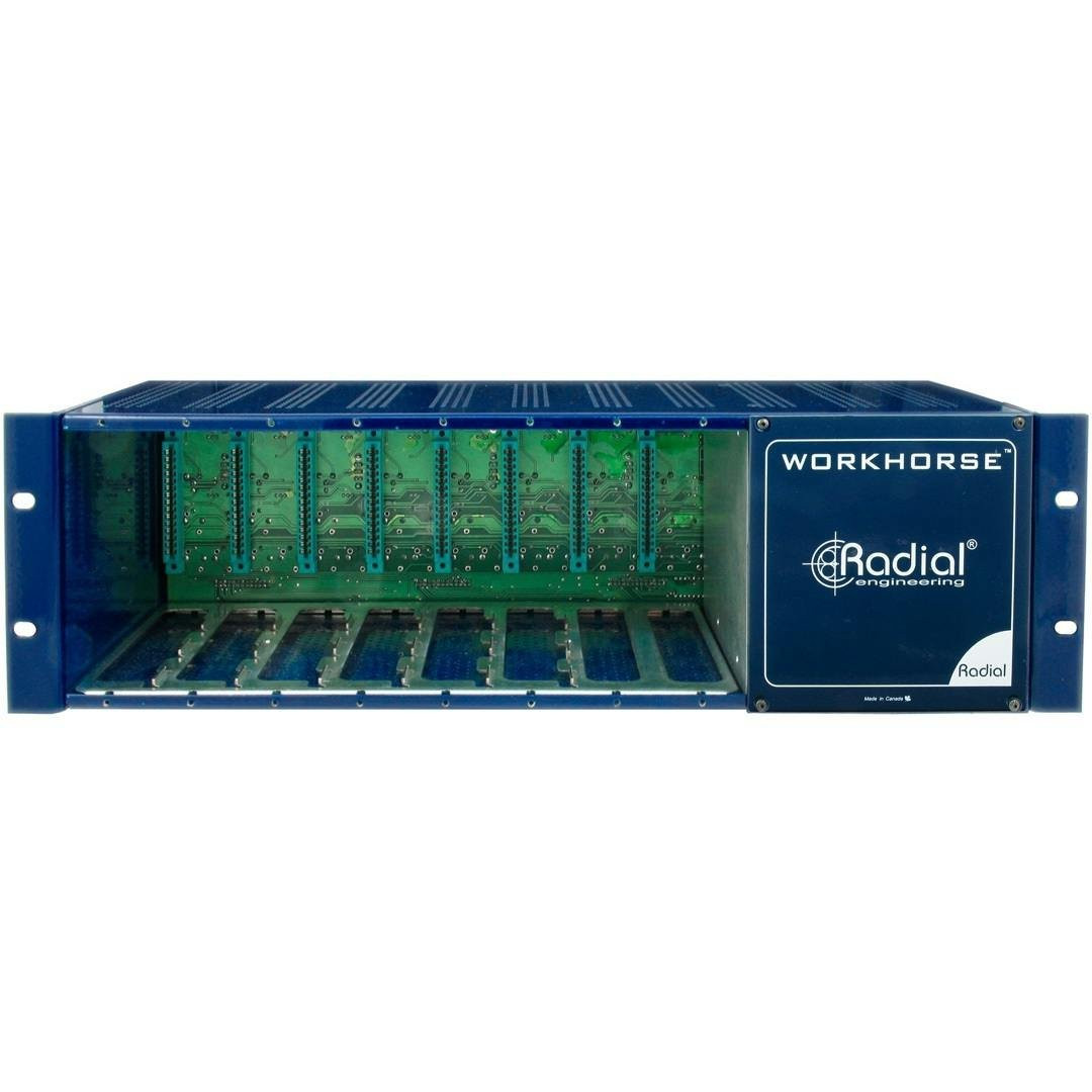 Radial WR-8 Workhorse 8-Slot Power Rack - 500 Series Rack Radial WR-8 Workhorse 8-Slot Power Rack - 500 Series Rack