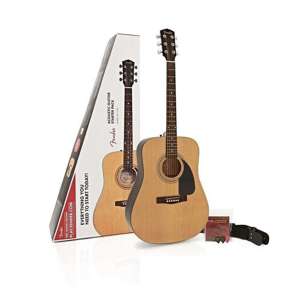 Fender FA-115 Dreadnought Pack in Natural Finish Fender FA-115 Dreadnought Pack in Natural Finish