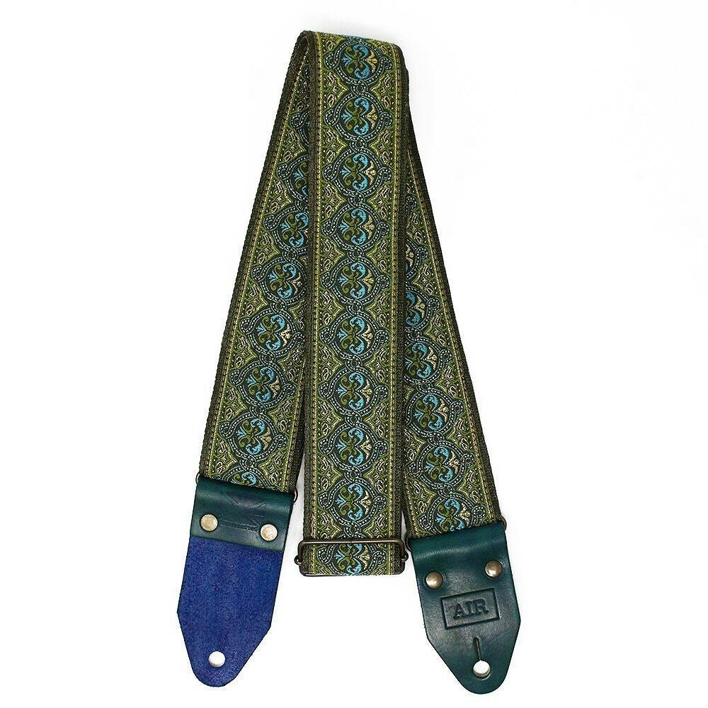 Air Straps Limited Edition Handcrafted 'Emerald' Guitar Strap Air Straps Limited Edition Handcrafted 'Emerald' Guitar Strap