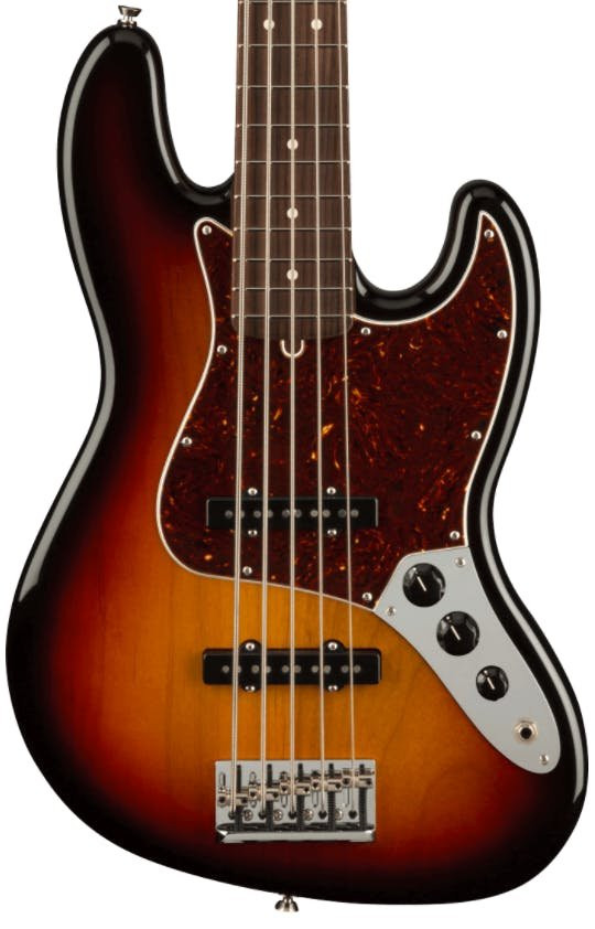 Fender American Professional II Jazz Bass Guitar V In 3-Colour Sunburst with Rosewood Fingerboard Fender American Professional II Jazz Bass Guitar V In 3-Colour Sunburst with Rosewood Fingerboard