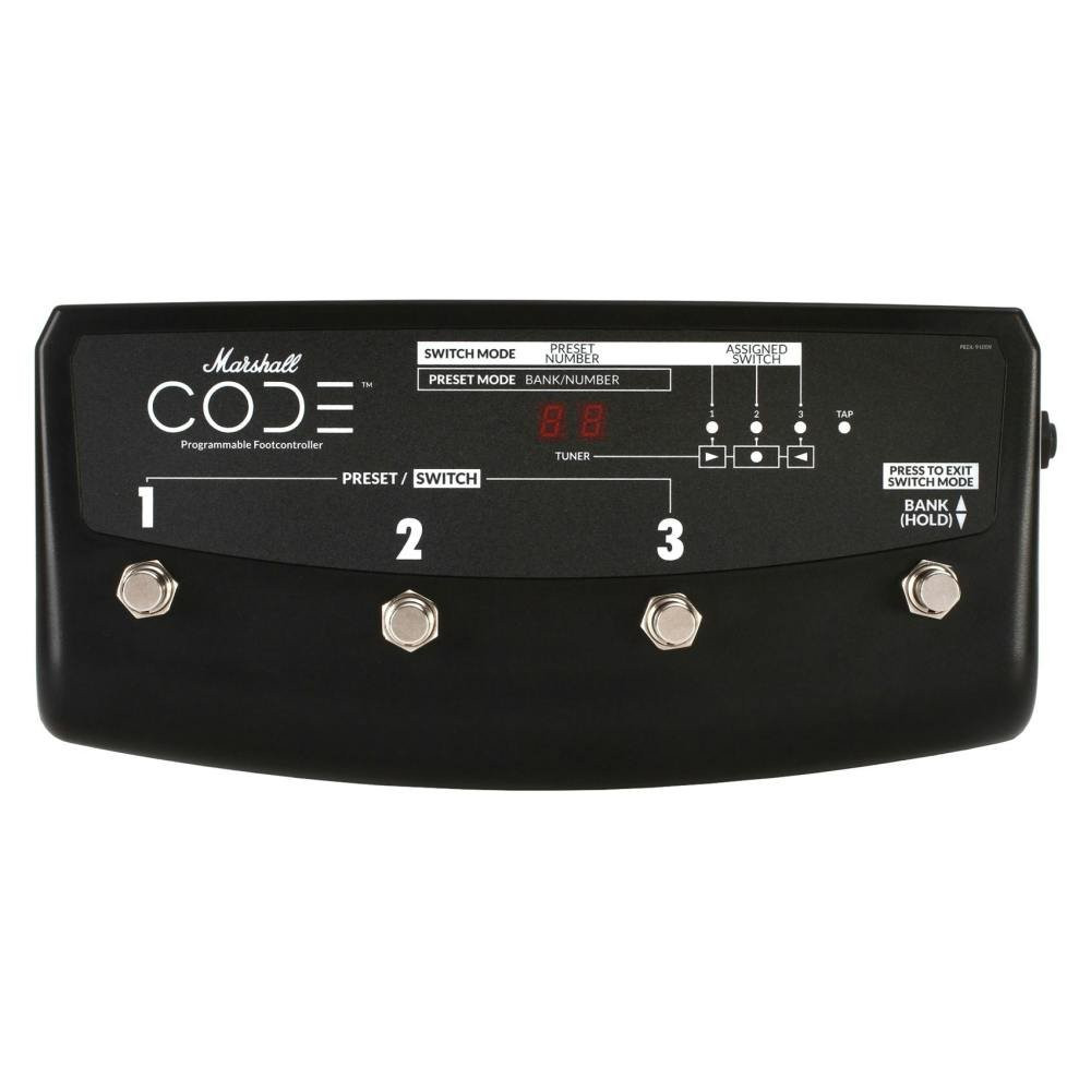 Marshall PEDL-91009 4-Button Footswitch for CODE Amps Marshall PEDL-91009 4-Button Footswitch for CODE Amps