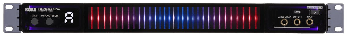 Korg Pitchblack X Pro Chromatic Rack-Mounted Tuner Korg Pitchblack X Pro Chromatic Rack-Mounted Tuner