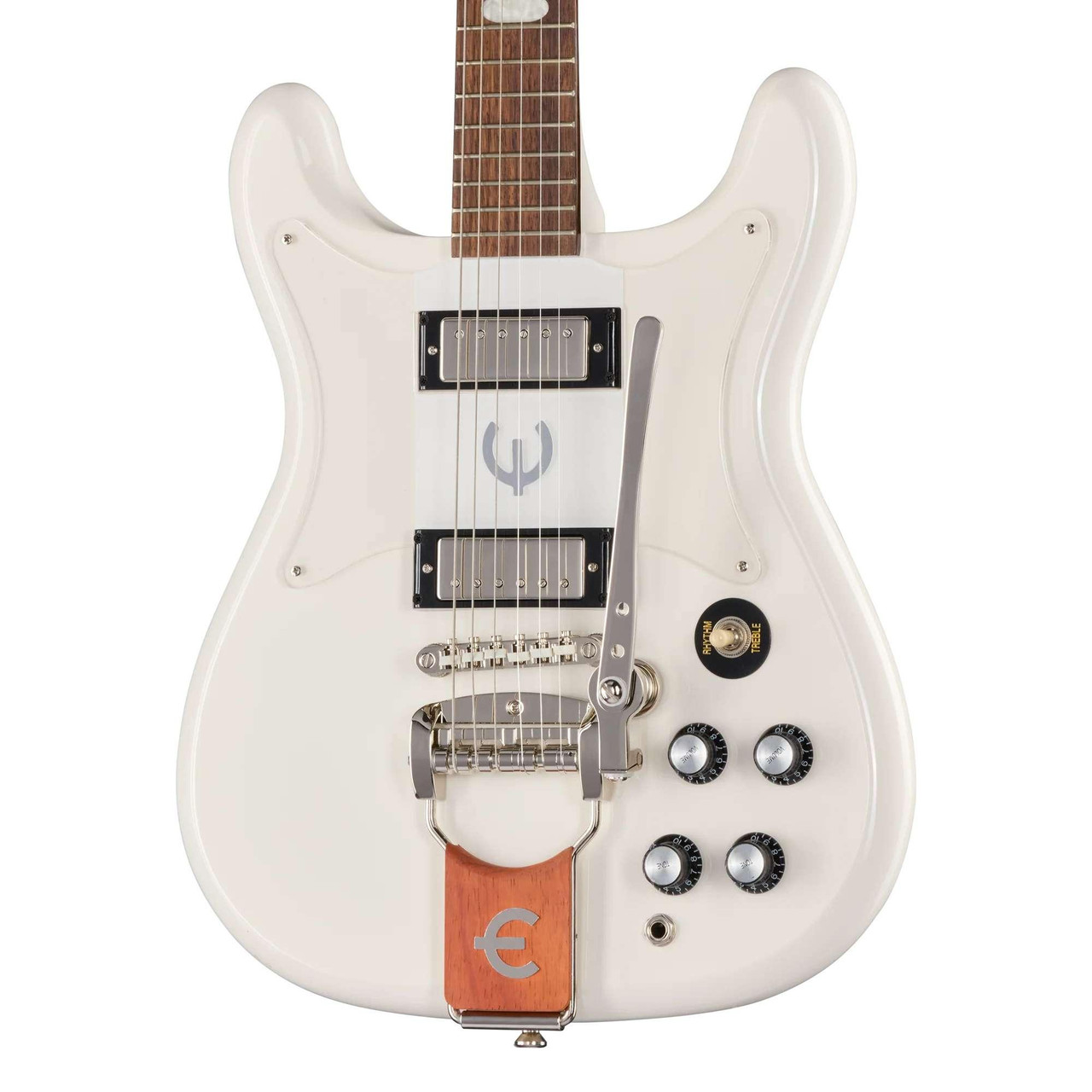 Epiphone Original Crestwood Custom Electric Guitar in Polaris White Epiphone Original Crestwood Custom Electric Guitar in Polaris White