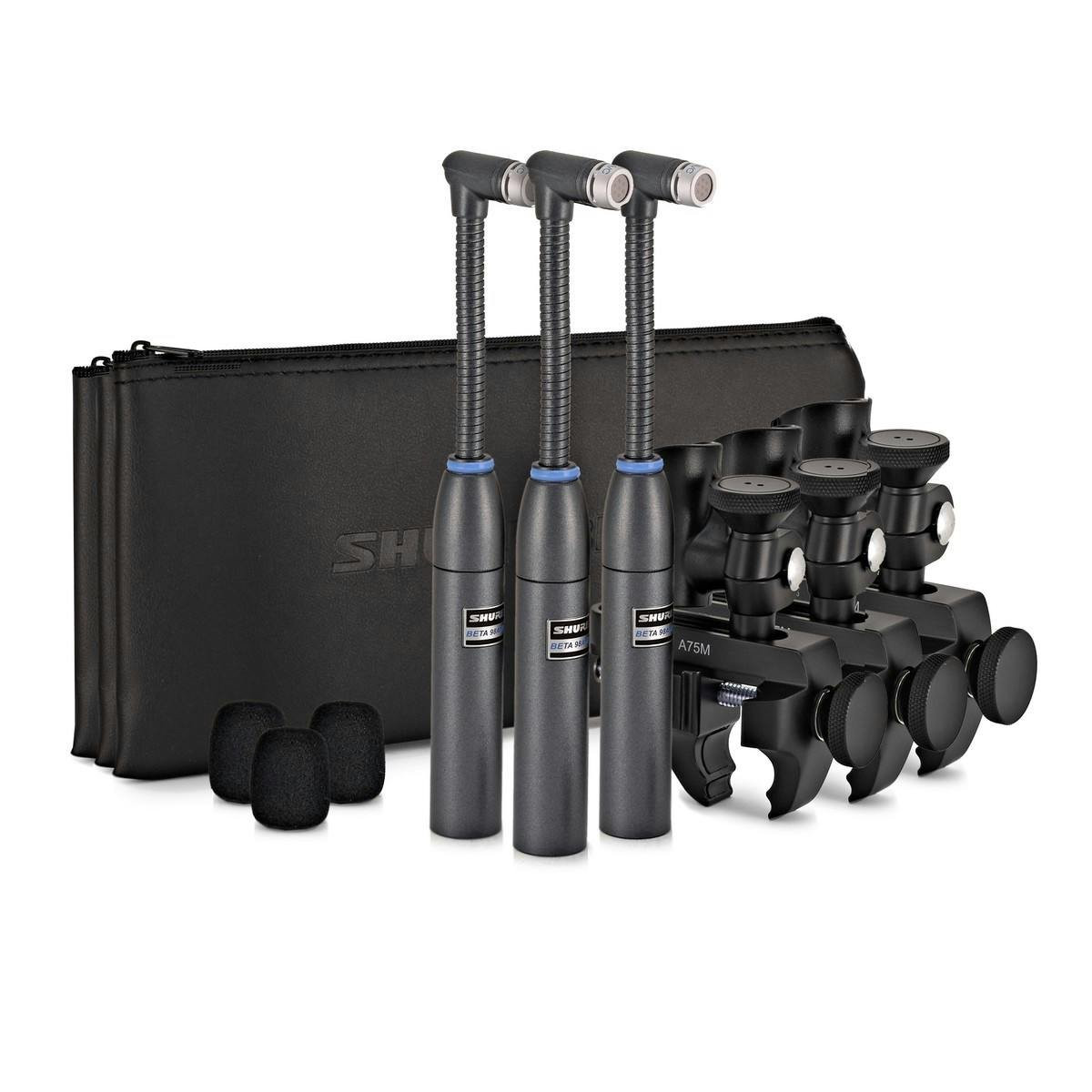 Shure BETA 98AMP/C Drum Performance Mic 3 Pack Shure BETA 98AMP/C Drum Performance Mic 3 Pack