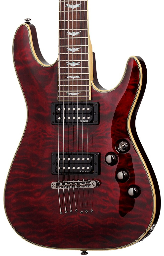 Schecter OMEN EXTREAM-6　シェクターエレキギター Schecter Omen Extreme 6 Electric Guitar in Black Cherry