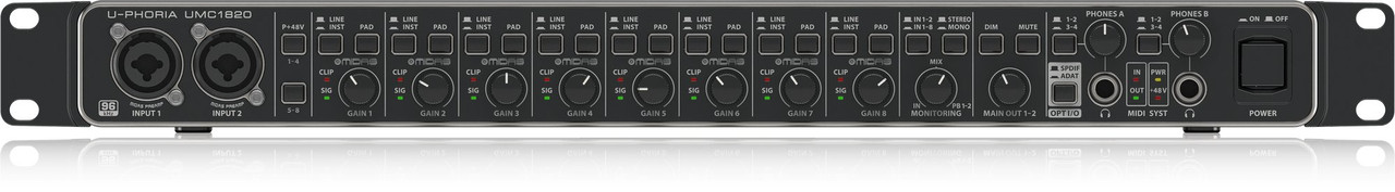 Behringer UMC1820 USB Audio Interface Behringer UMC1820 USB Audio Interface