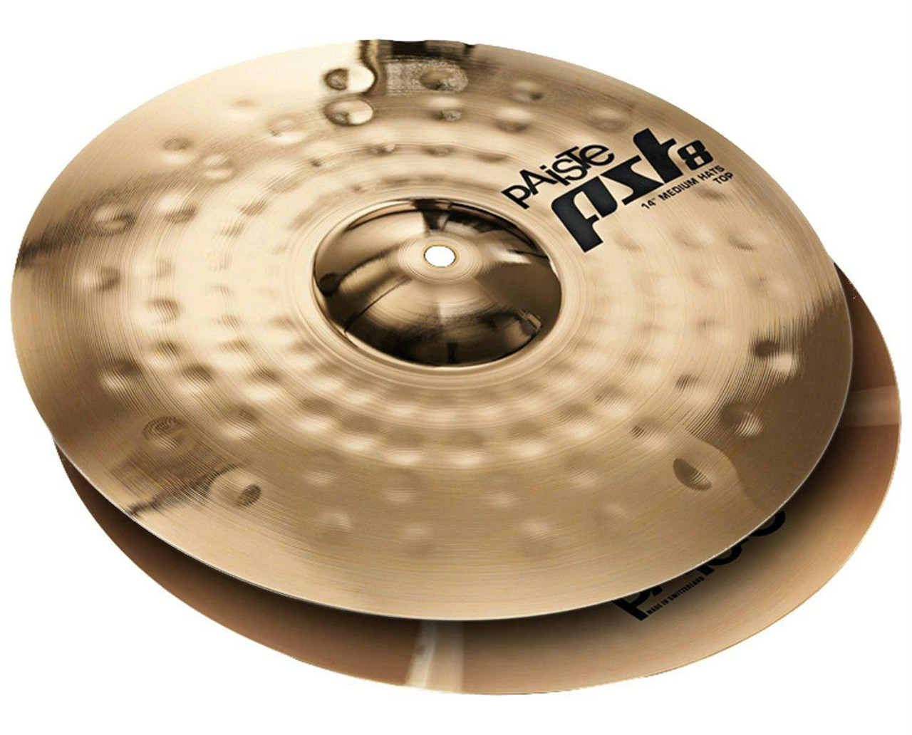 Paiste 14" PST8 Reflector Medium Hi-Hat Cymbals Paiste 14" PST8 Reflector Medium Hi-Hat Cymbals