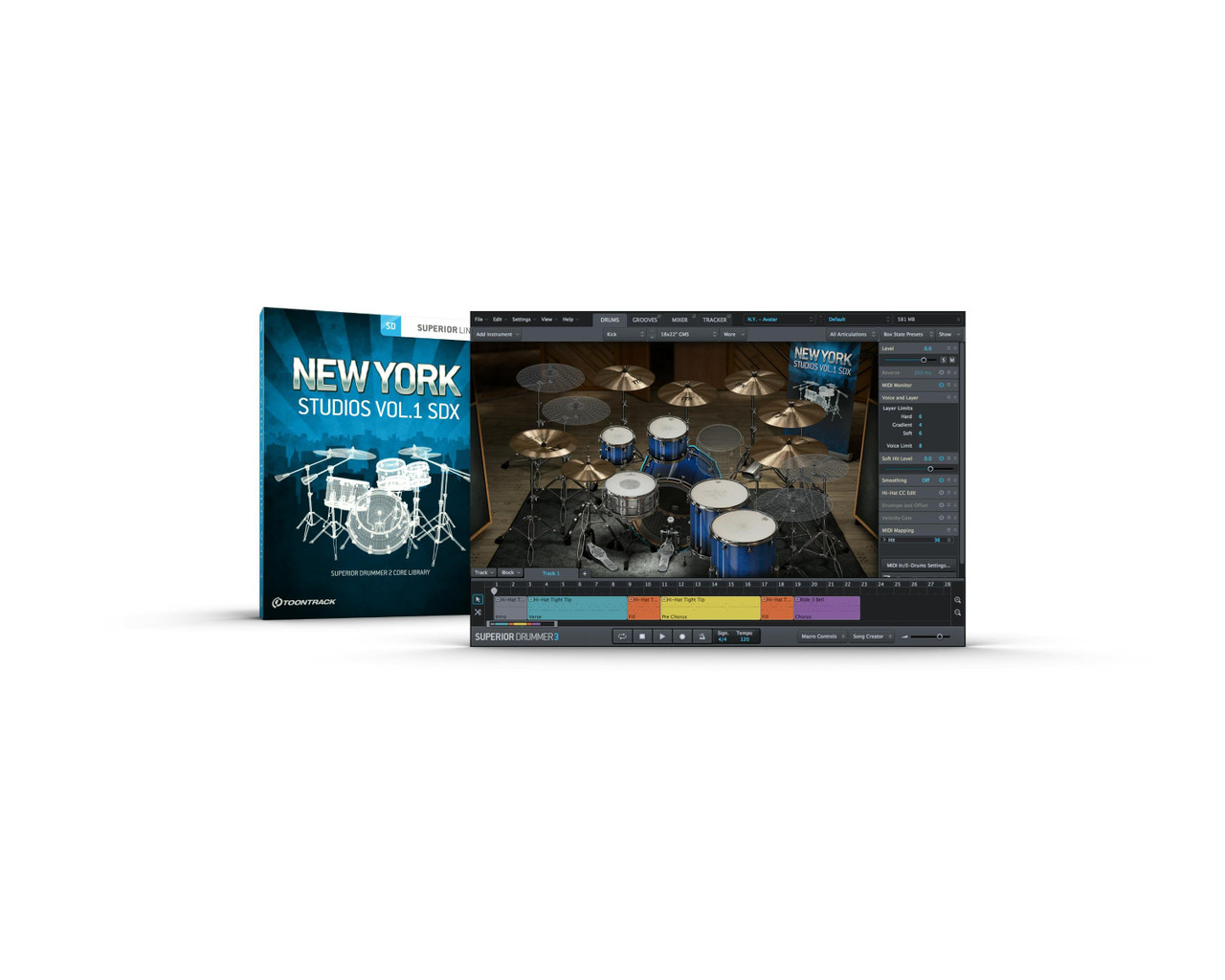 Toontrack SDX New York Studios Vol 1 ()