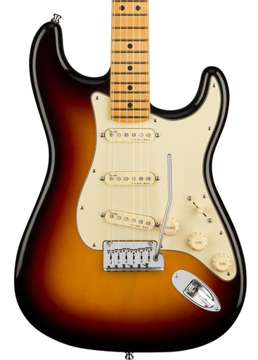 人気正規店新品 Fender　American Ultra Stratocaster HSS Maple Fingerboard Texas Tea 送料無料(沖縄、離島を除く) フェンダー