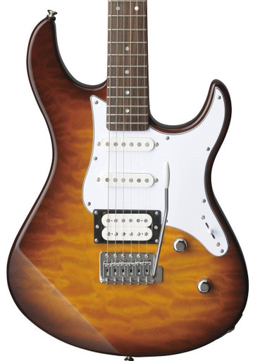 Yamaha Pacifica 212VFM Electric Guitar in Caramel Brown