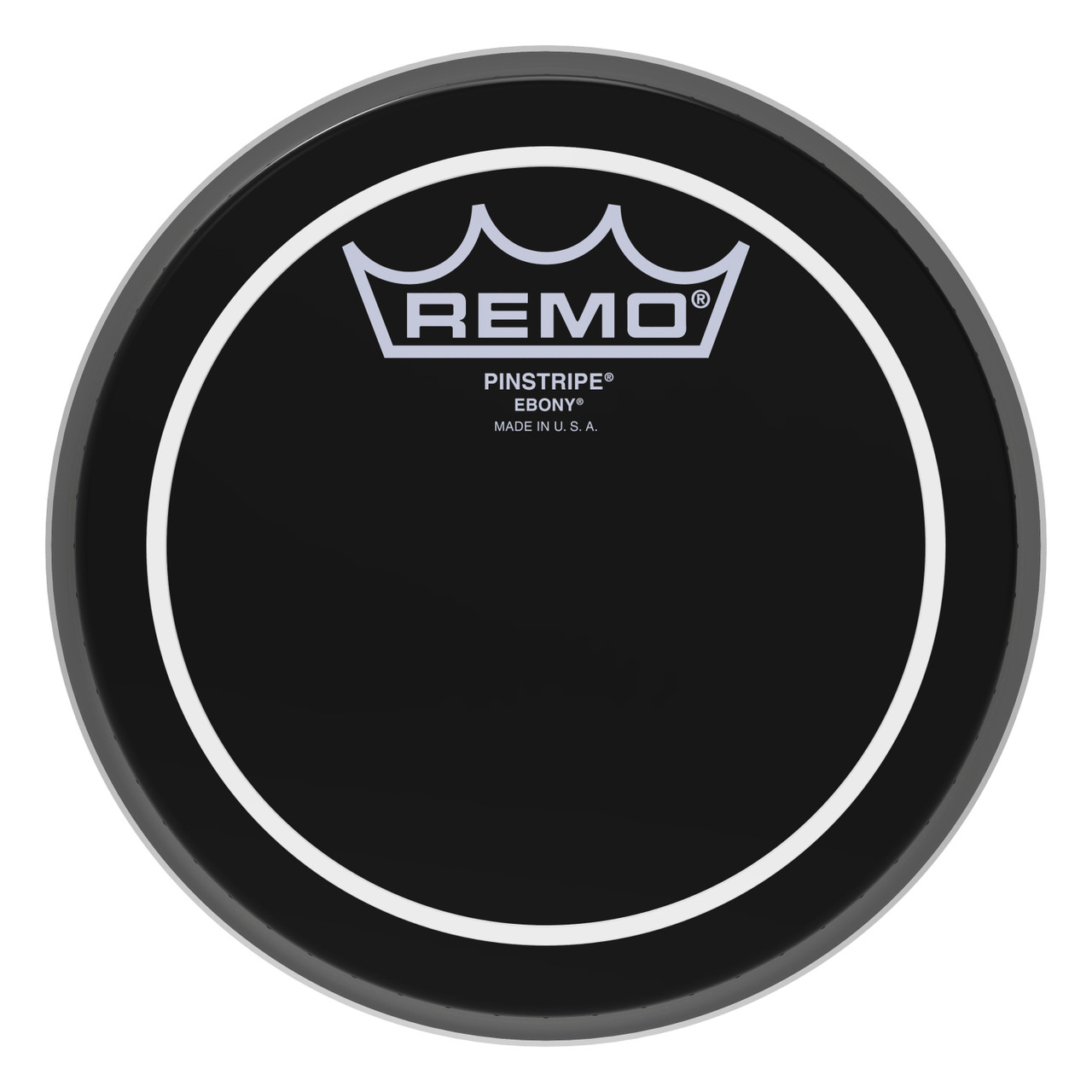 Remo 6" Ebony Pinstripe Tom Head Remo 6" Ebony Pinstripe Tom Head
