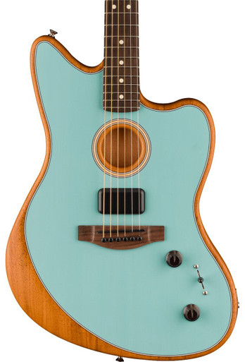 Fender Acoustasonic Player Jazzmaster in Ice Blue