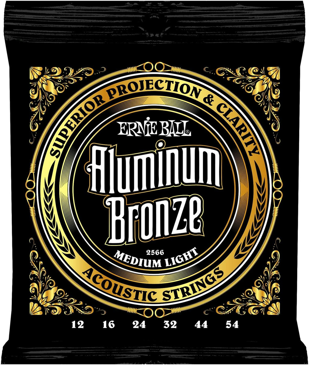 Ernie Ball 2566 Aluminium Bronze Medium-Light Acoustic Guitar Ernie Ball 2566 Aluminium Bronze Medium-Light Acoustic Guitar