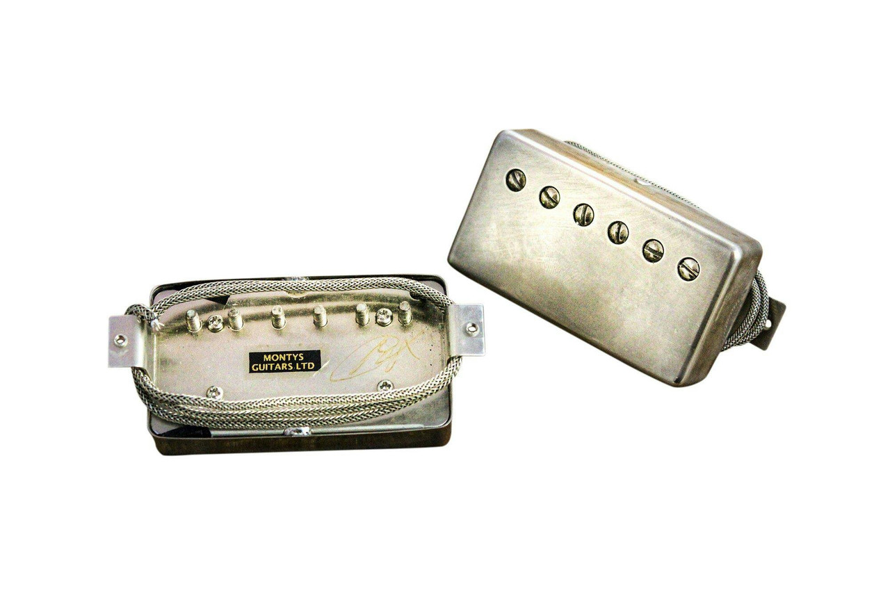 Monty's Guitars PAF Aged Nickel Pickup Set Monty's Guitars PAF Aged Nickel Pickup Set