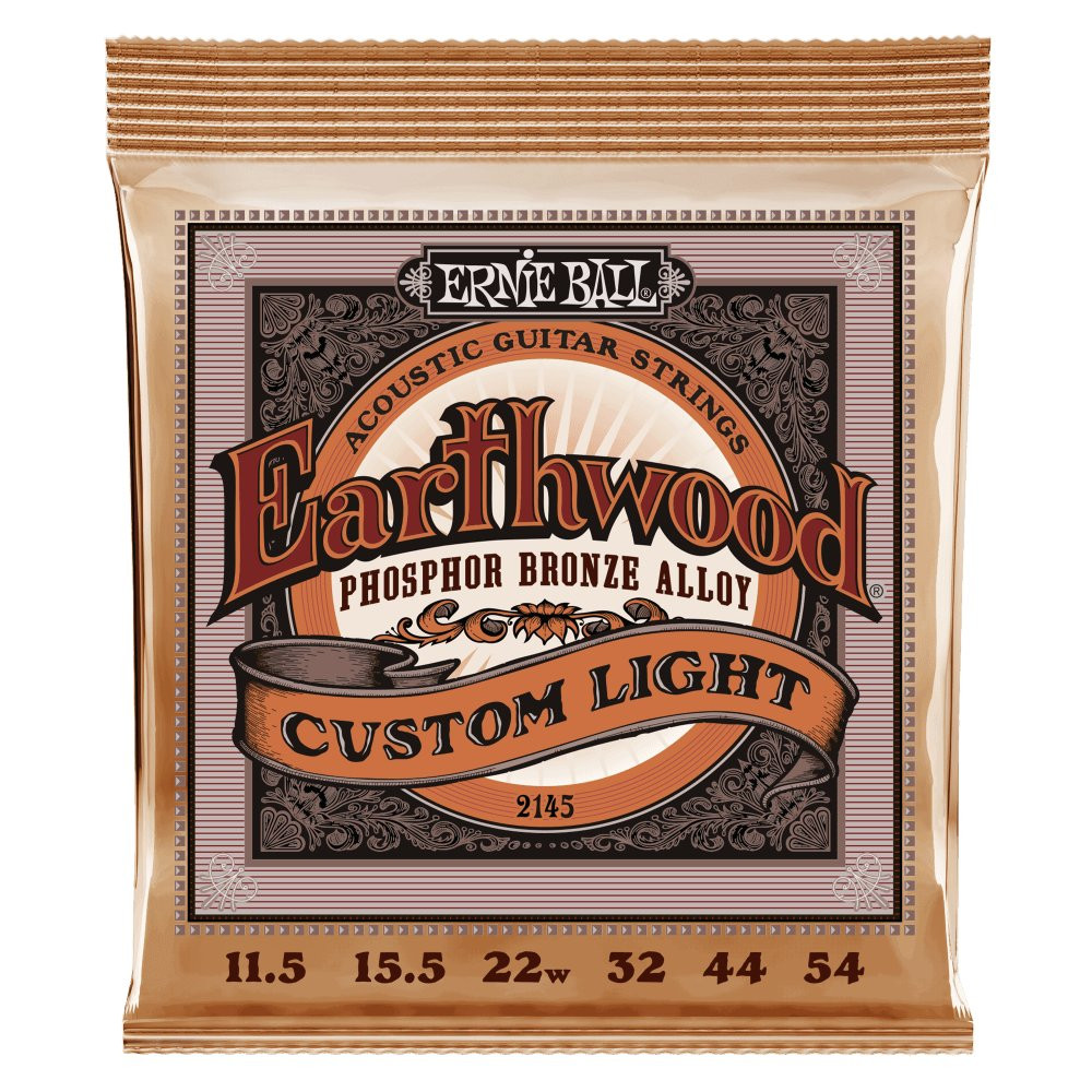Ernie Ball Earthwood Custom Light Phos Bronze Acoustic Guitar Strings