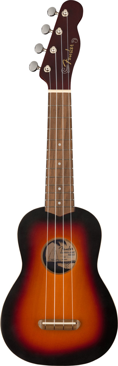 Fender Venice Soprano Ukelele in 2-Color Sunburst Fender Venice Soprano Ukelele in 2-Color Sunburst