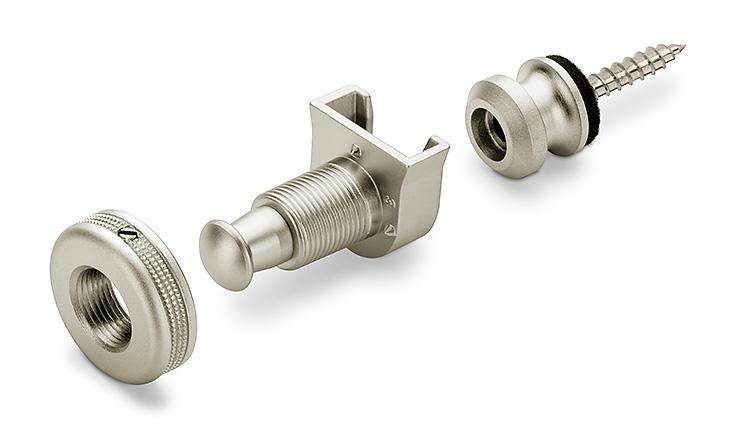 Schaller Guitar S-Lock Pair Satin Pearl Strap Locks Schaller Guitar S-Lock Pair Satin Pearl Strap Locks