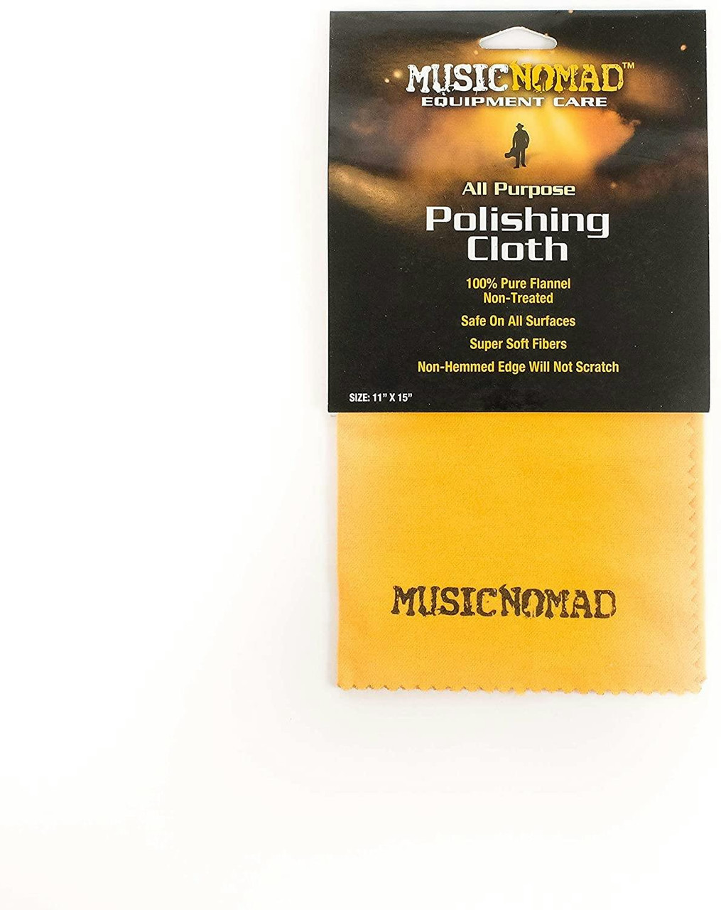 MusicNomad All Purpose Edgeless 100% Pure Flannel Non Treated Polishing Cloth MusicNomad All Purpose Edgeless 100% Pure Flannel Non Treated Polishing Cloth